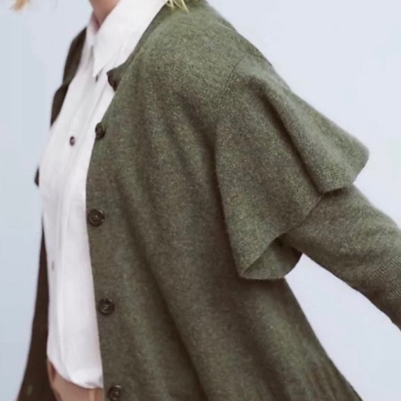 Anthropologie Left of Center Cardigan Sweater - Picture 3 of 7